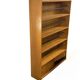 Shallow vintage wooden display cabinet / shelving unit / collector's cabinet