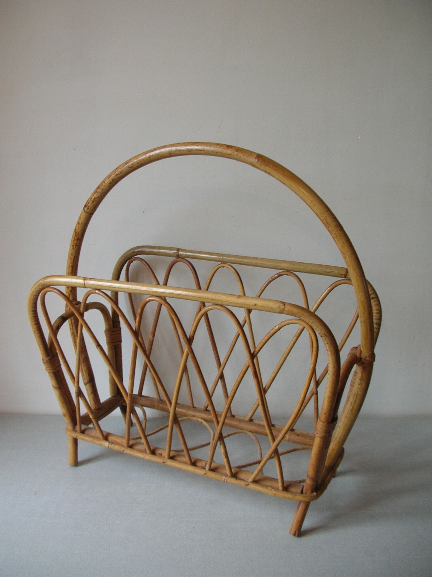 Old door review years 1960/1970 bamboo rattan