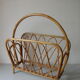 Old door review years 1960/1970 bamboo rattan
