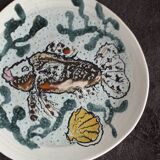 Vintage ceramic plate from Paimpol