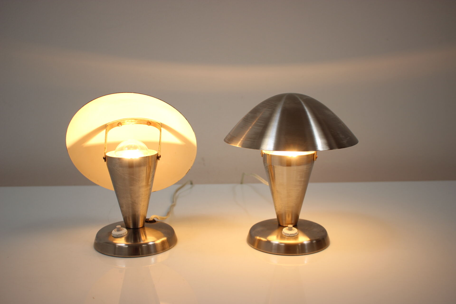 Bauhaus Table Chrome Lamps, 1930
