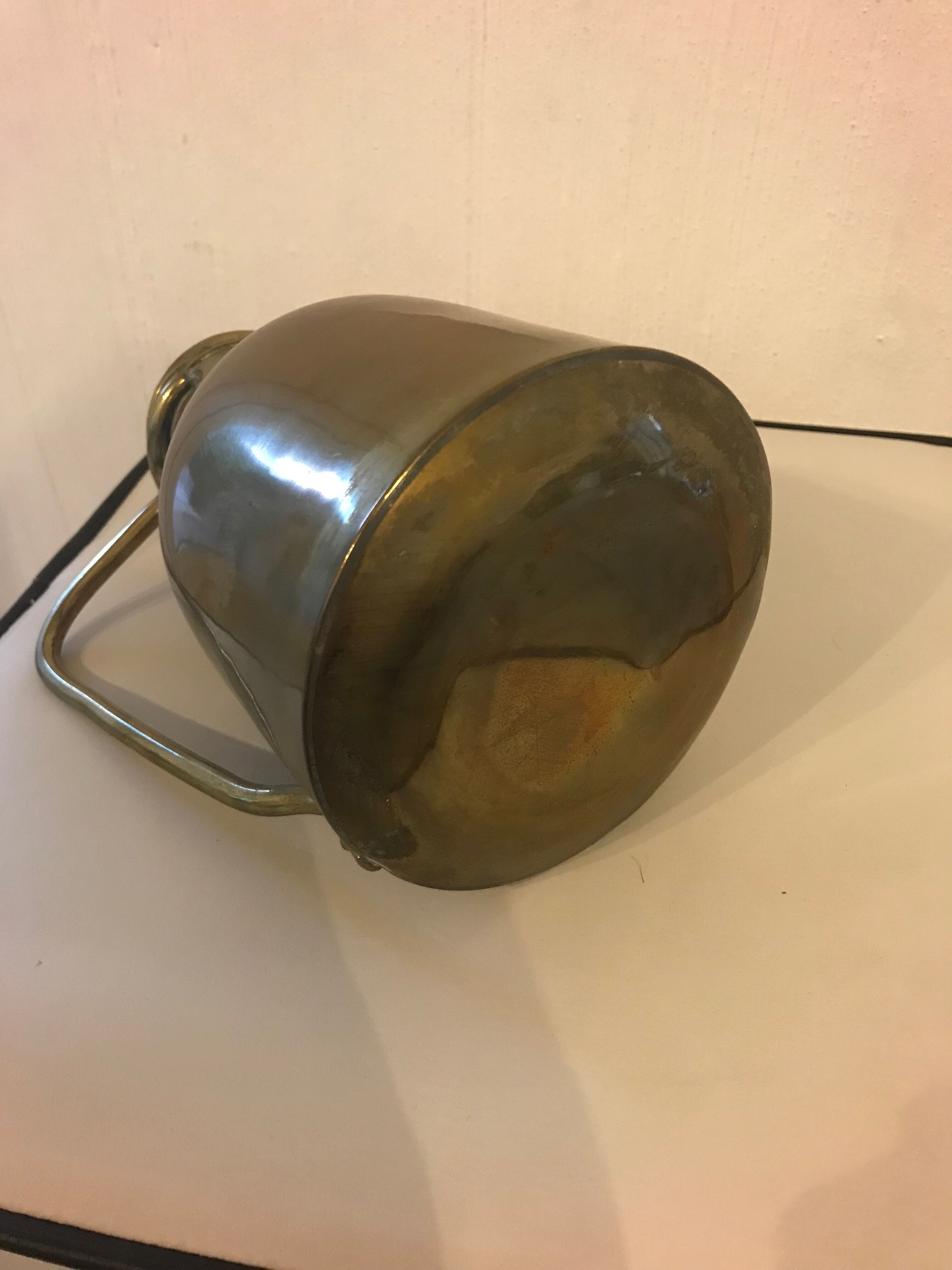 Artisanal copper pitcher