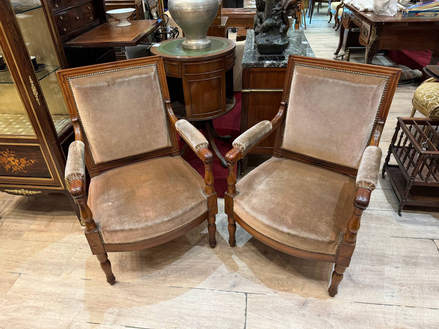 Pair of ceremonial armchairs
