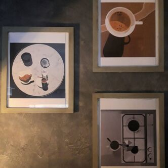 Three Coffee Times, contemporary art