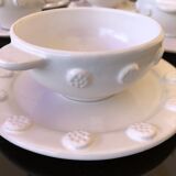 Breakfast service crafted earthenware