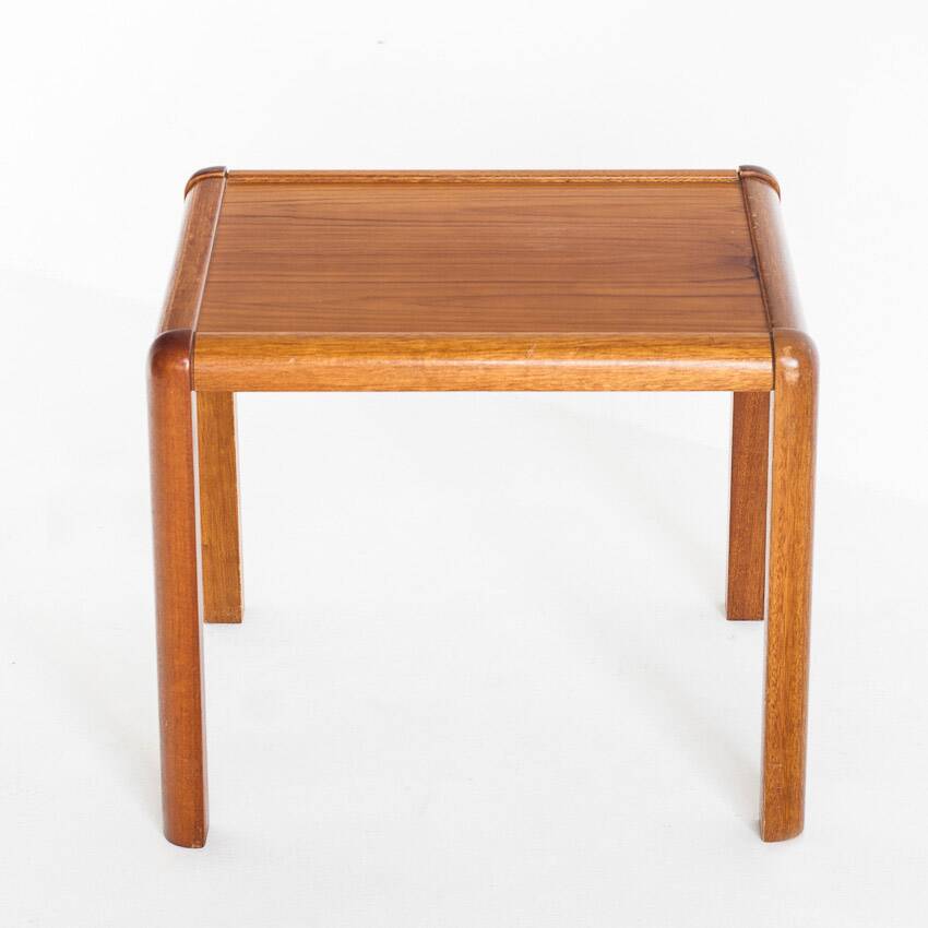 Small vintage teak side table. France, 1960s