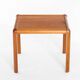 Small vintage teak side table. France, 1960s