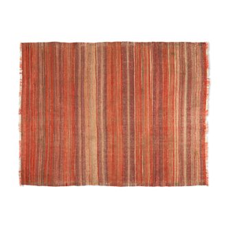 Anatolian handmade kilim rug 243 cm x 184 cm