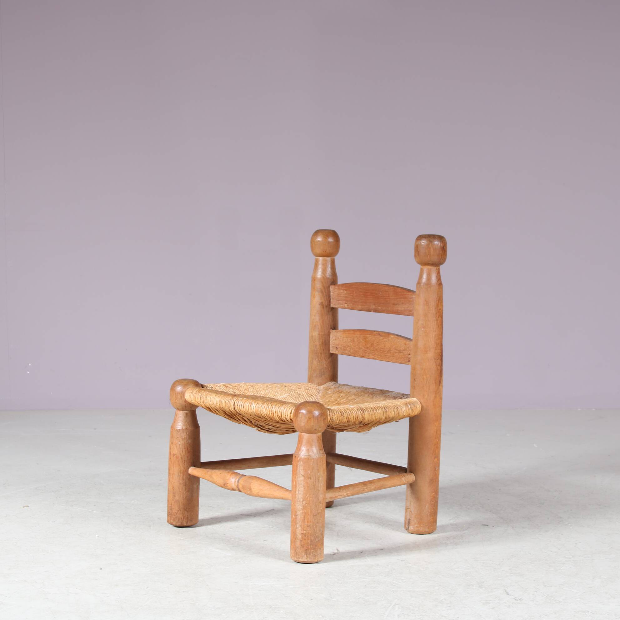 1950s French fire side chair