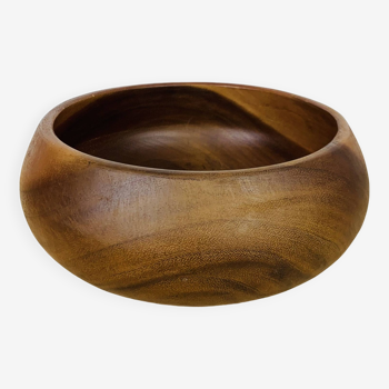 Scandinavian Danish teak cup from the 60s, empty pocket