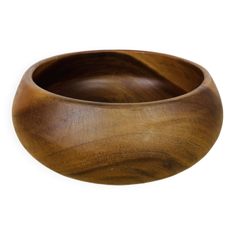 Scandinavian Danish teak cup from the 60s, empty pocket