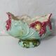 Old barbotine small earthenware planter