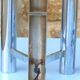 Chromed metal wall lights from Sciolari House in the 60s