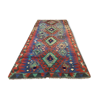 Turkish kilim rug 258x134 cm