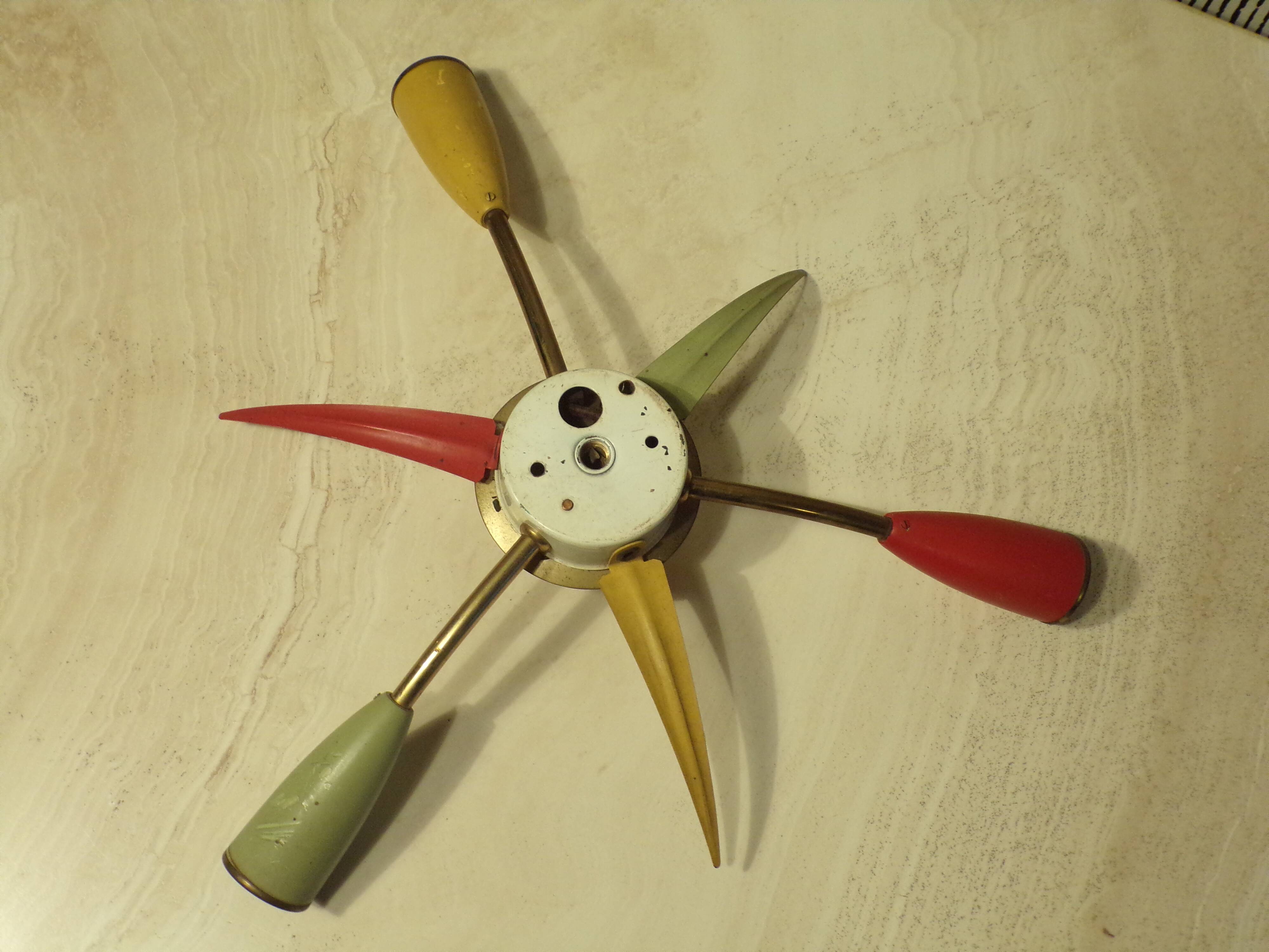 Sputnik wall lamp 1950-60