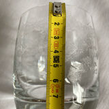 Engraved crystal glasses