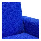 Electric blue armchair