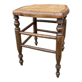 Tabouret rustique style louis philippe 1900