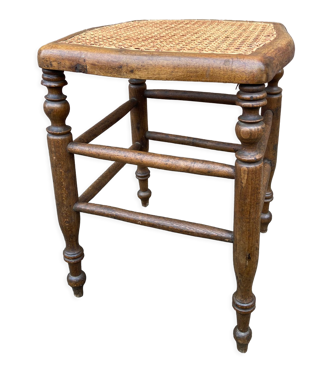 Tabouret rustique style louis philippe 1900