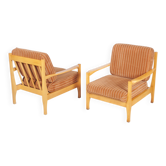 Chaises en hêtre de style mid-century attribuées à Jitona Soběslav, République tchèque. Années 1960, ensemble de 2.