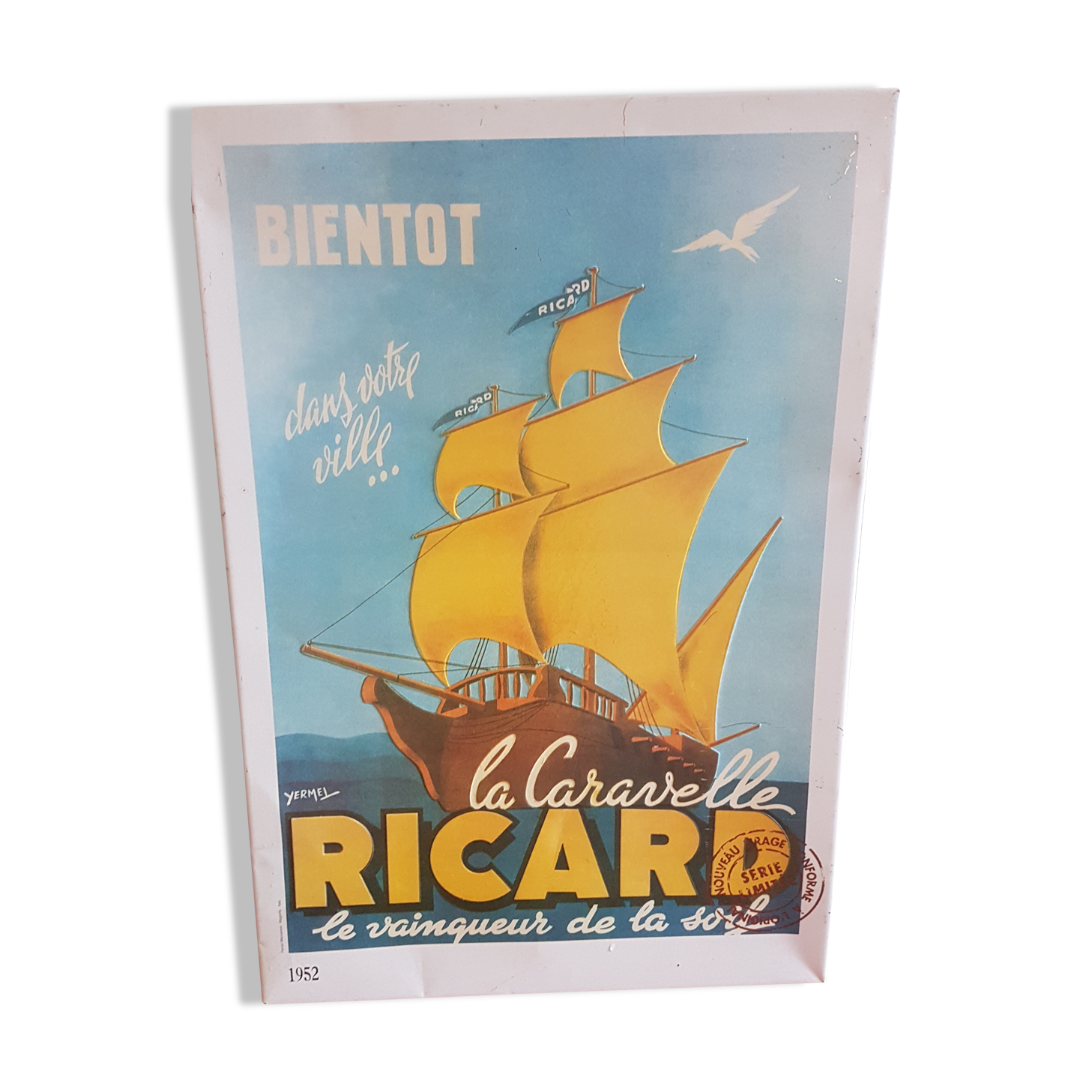Plaque émaillée années 50/60 Ricard