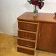 Buffet latéral en teck rétro des années 50, vers 1960, design danois, Scandinavie.