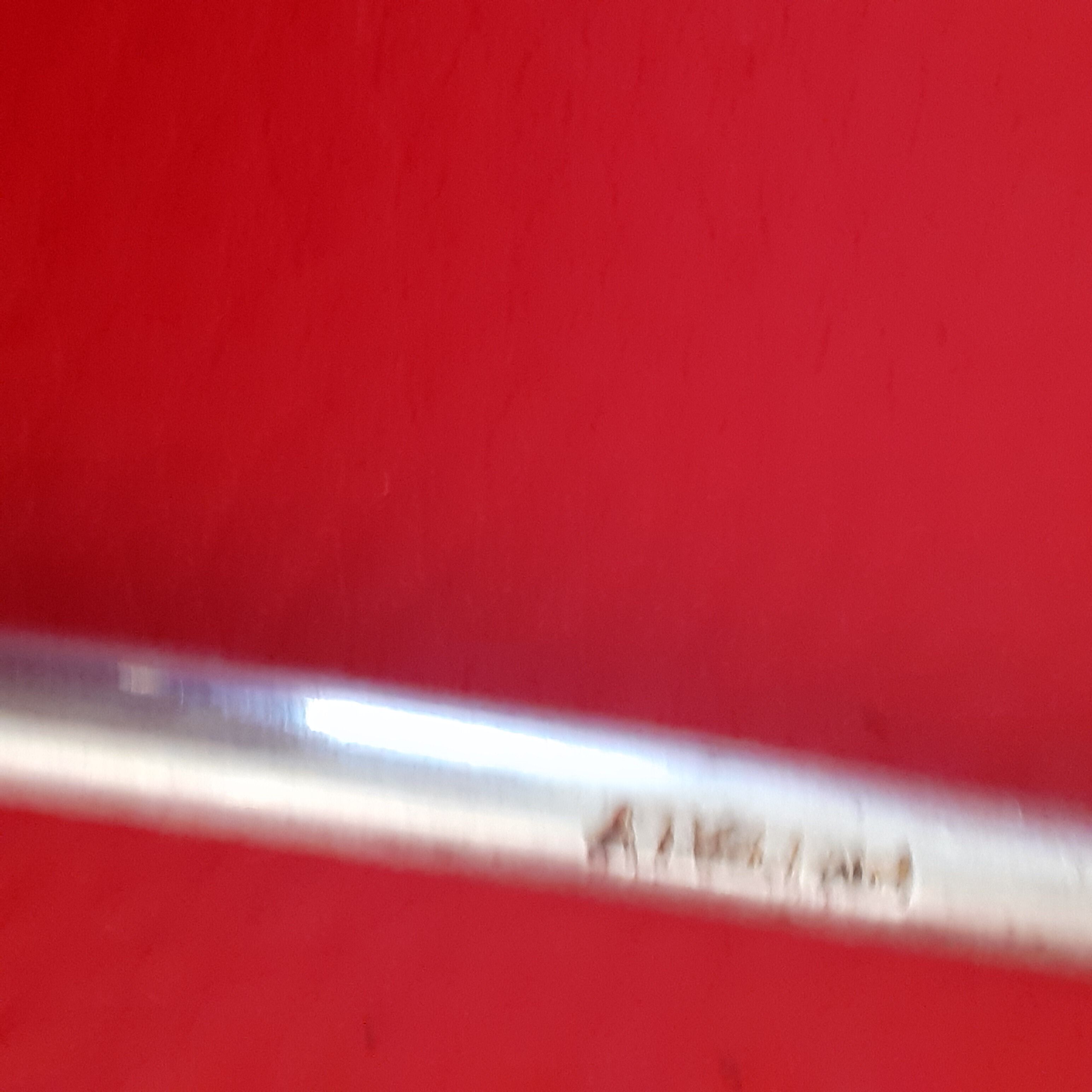5 spoons silver metal straws for cocktail