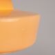Vintage Mid-Century Modern Rose Glass Pendant Lamp