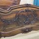 Louis XV style bed in walnut from the 1900s
