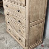 Oak chest of drawers five drawers