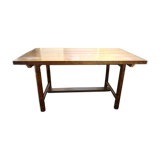 Exotic wooden rectangular table