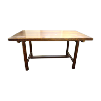 Exotic wooden rectangular table