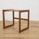 Tables Gigognes Mid-Century en Teck, Royaume-Uni, 1960s, Set de 3