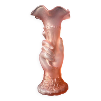 Handmade glass vase