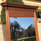 Oak mirror