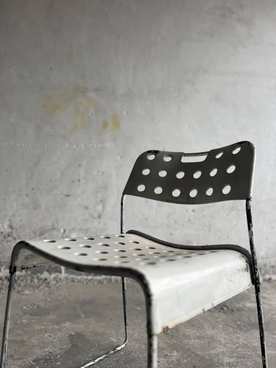 Chaise Omstak par Rodney Kinsman pour Bieffeplast (1971)