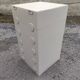 Vintage orange plastic drawer cabinet
