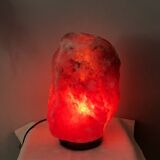 Genuine Himalayan salt stone lamp from the 1970s