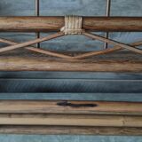 Vintage rattan shelf
