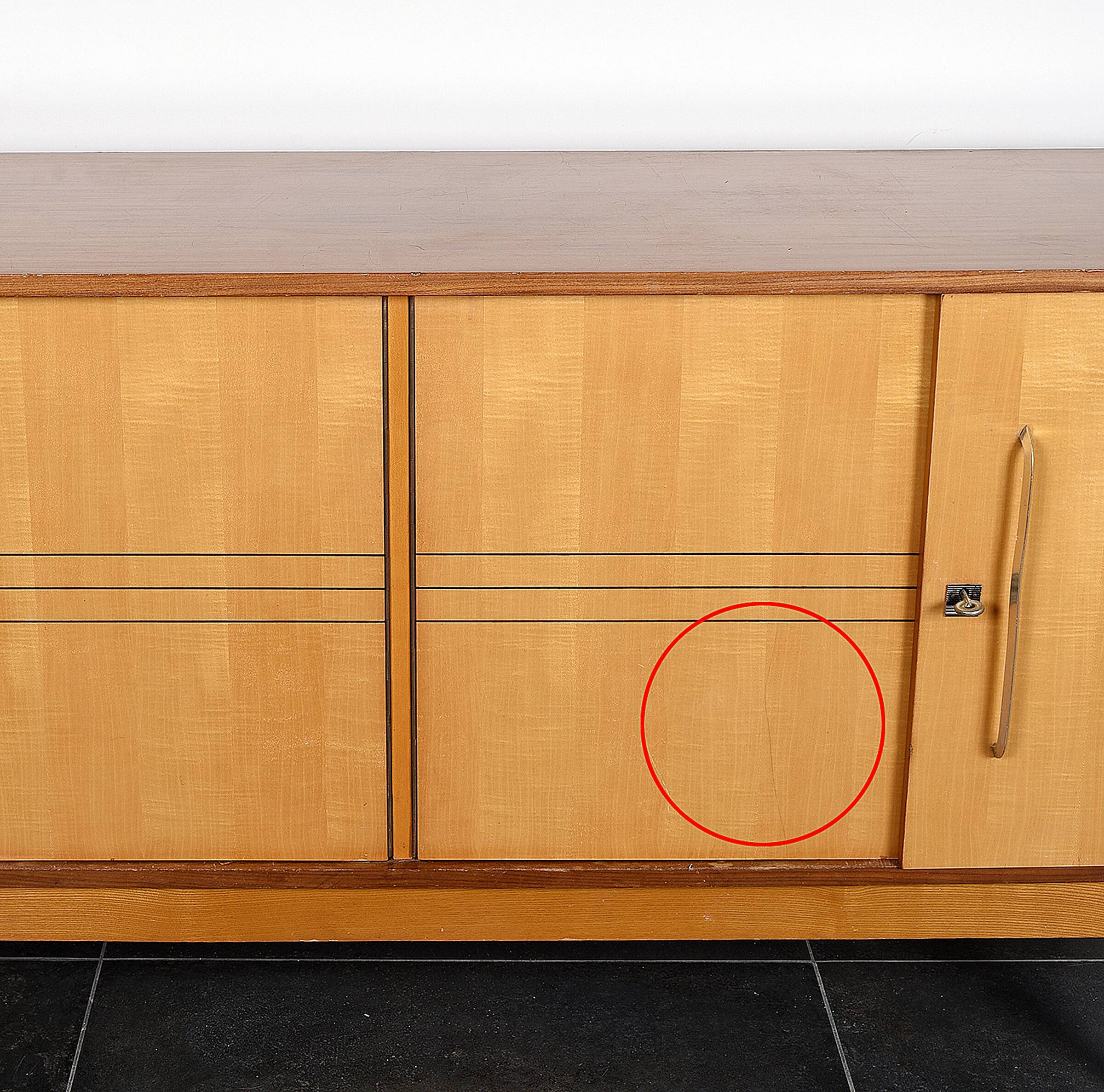 Vintage 4-door sideboard from the 1960s