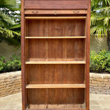 Filing cabinet with curtain