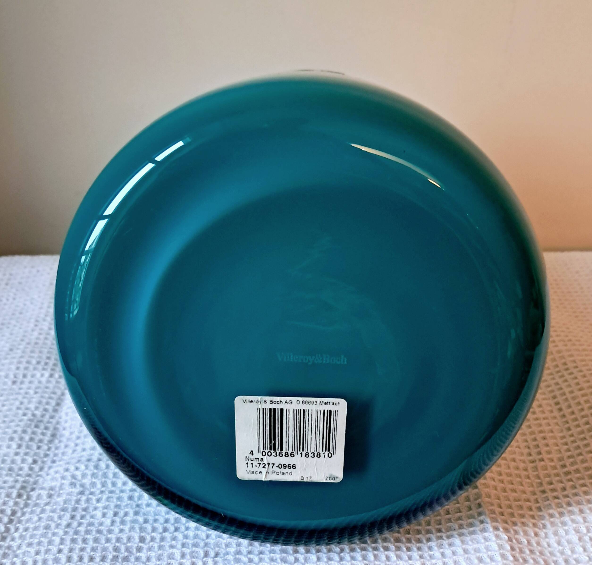 Villeroy & Boch Numa vase blue glass