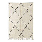 Large Beni Ouarain rug with diamonds 200x300 cm