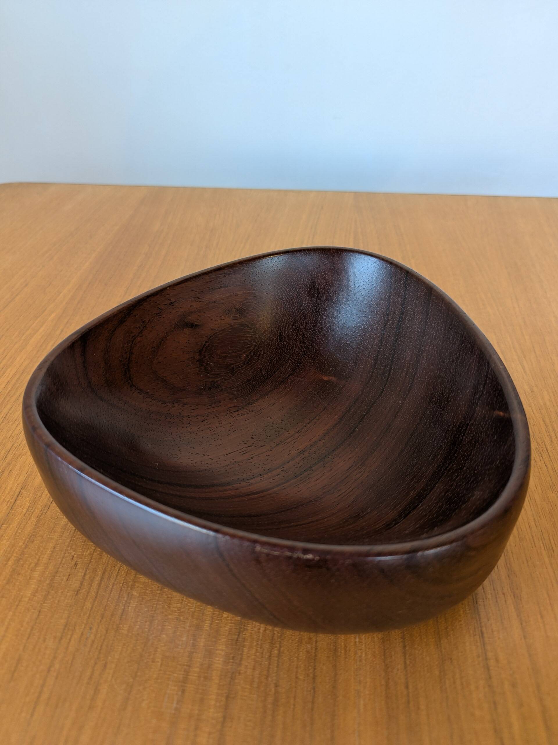 Solid mahogany cup