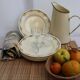 Set of 6 ceramic dinner plates