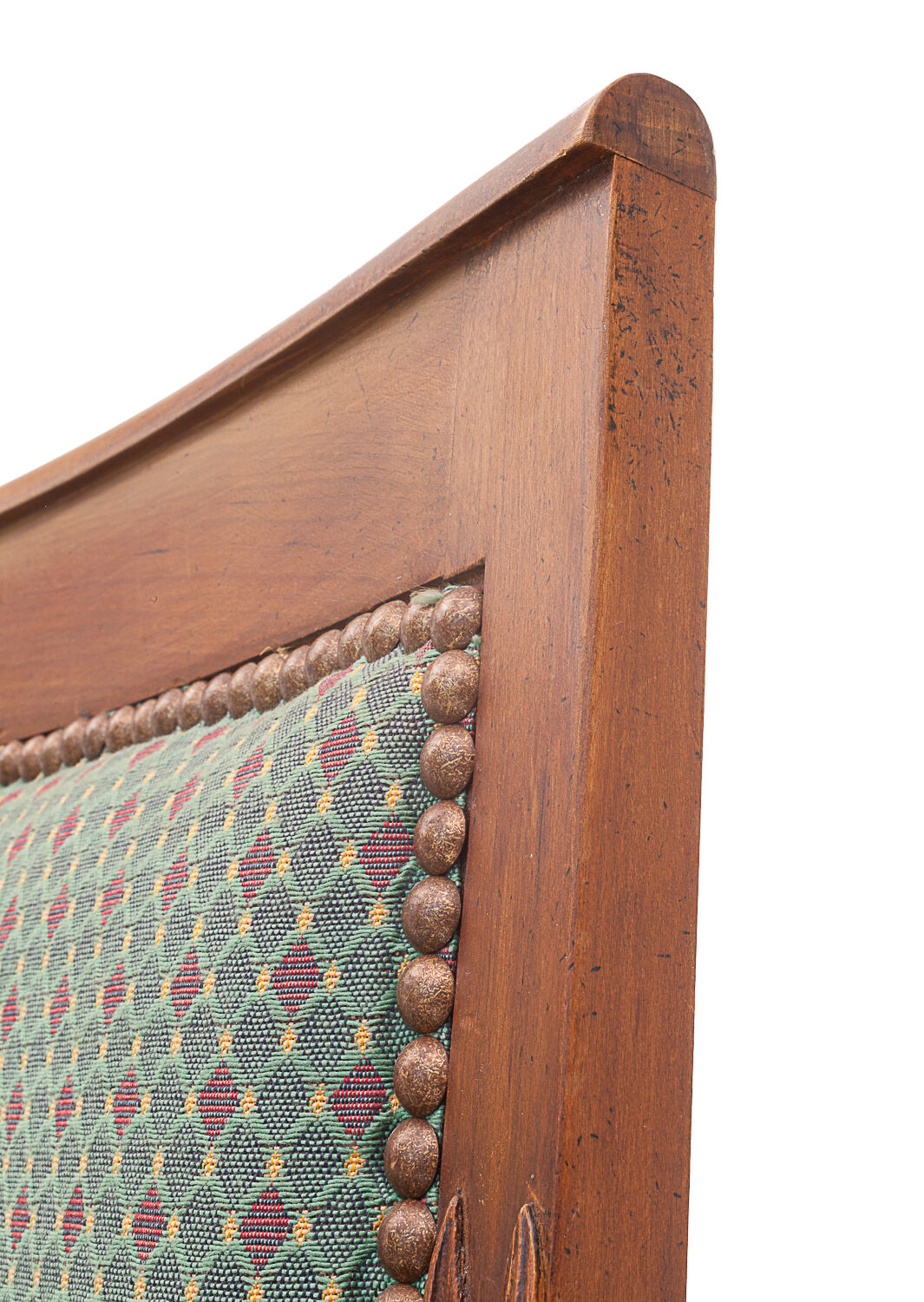 Fabric carved bench, 1930