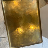 Hammered brass tray