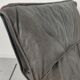 Tord Bjorklund leather chaise longue, 80s