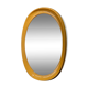 Miroir ovale en plastique moulé