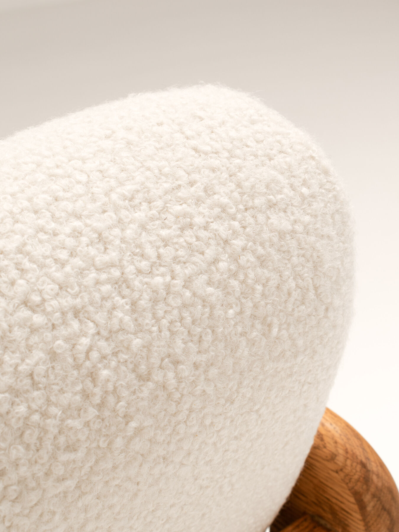 Pair of Thonet Armchairs in Bouclé